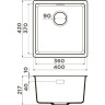 Мойка OMOIKIRI KATA 40-U-BE Artgranit/ваниль 4993394